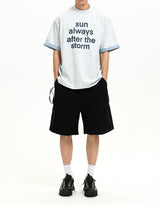 Sawyer Contrast Lettering Tee