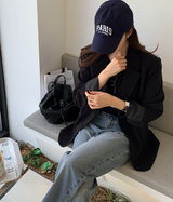 [Lè made/10,000 Sold] レ メイド スタンド ユーネック ショートスリーブ ティーシャツ/ 4カラー