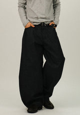 FR Non-Fade Stripe Curved Pants