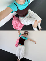 belted bermuda pants