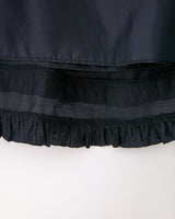 Norma satin skirt_navy