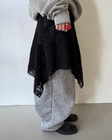 Soft Fleece Layered Skirt