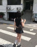blouse layered vest