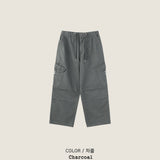 E Dyeing Washed Snap Pants