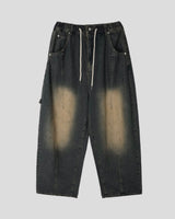 TC Patch Work Banding Denim Pants (3C)