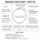 ゴールドカーブストーンブレスレット