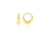 26SS★ Champagne First Moon Silver One-Touch Earrings S