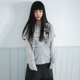 HEESU pfp Layered LS-T [Melange grey]