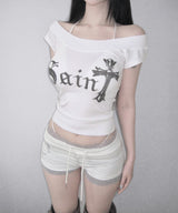 angel saint off tee (5colors)