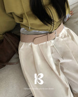 [ORIGINAL] ROSE Pintuck Cotton Pants