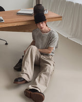 Sein Pigment Henley Neck Short Sleeve T-shirt
