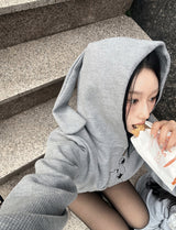 Rabbit Ear Hood Zip-Up