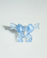 Jelly Ribbon Wing Ring - Matte Blue