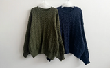 Sewing Dotom Balloon Fit Round Knit
