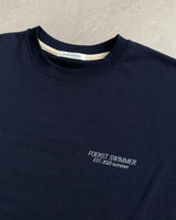 a traveler's tee, navy