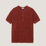 ASCLO Velour Henry Neck Muscle Short Sleeve T (4color)