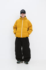 DSXBS LIGHT UP HOODED PADDING JUMPER MUSTARD