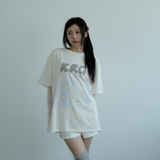 KIRIGIRL ボクシーTシャツ _IVORY