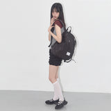 DOT ROUND BACKPACK (BLACK) F25QE992