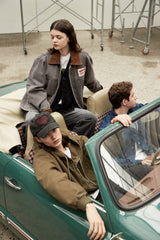 Work hood zip-up jacket
