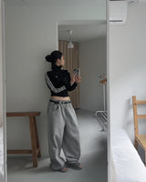 ベルトスウェットパンツ (Unisex)