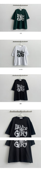 グルーボクシー半袖Tシャツ
