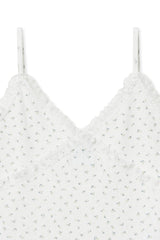 fl lace top (white)
