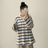 コグカラーダンガラカラー長袖Tシャツ