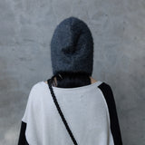 MISTY GLITTER HOODED SCARF