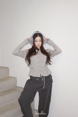 Corduroy Banded Layered Pants
