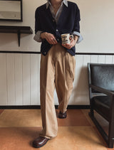 Serendi two-tuck wide pants