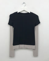 ミューレシルククルーネックTシャツ (4color)