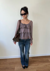 fairy ruffle blouse