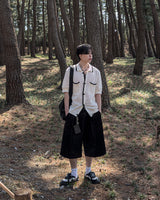 (belt presentation) コットンバミューダパンツ