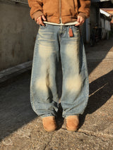 Hughes Sand Wide Denim Pants 2C