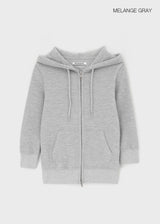 [B-BASIC] Waffle Slim Fit 3/4 Length Zip-Up Hoodie (2 SIZE)