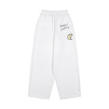 [FANCY X DUSTY] DEVIL & ANGEL PRINTED SWEATPANTS (WHITE) F25NM1004
