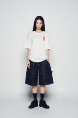 25SS ALIEN UNIVERSE SHORT SLEEVE T-SHIRT CREAM