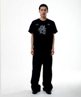 アーカイブハートTシャツ-BLACK