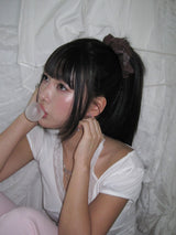 IDMT pop scrunchie (Brown)