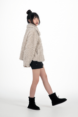 CLOUDY FUR JACKET (IVORY)