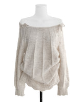 sugaprim off-shoulder ribbon over NT