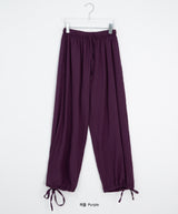 Rooney Linen String Wide Harem Pants