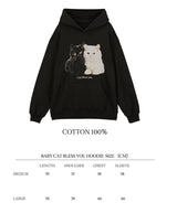 【即日発送】BABY CAT BLESS YOU HOODIE - BLACK