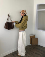 [ORIGINAL] ROSE Pintuck Cotton Pants