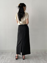 [Short Sleeve Version] Charming Tie Puff Blouse