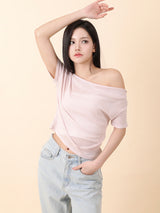 シースルーリボントップス Pink