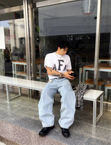 No.1313 レコードハーフTシャツ (3color)