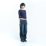Plain 3/4 Tee 004