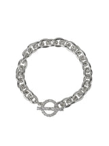 RV-Q Toggle Bar Sterling Chain Bracelet